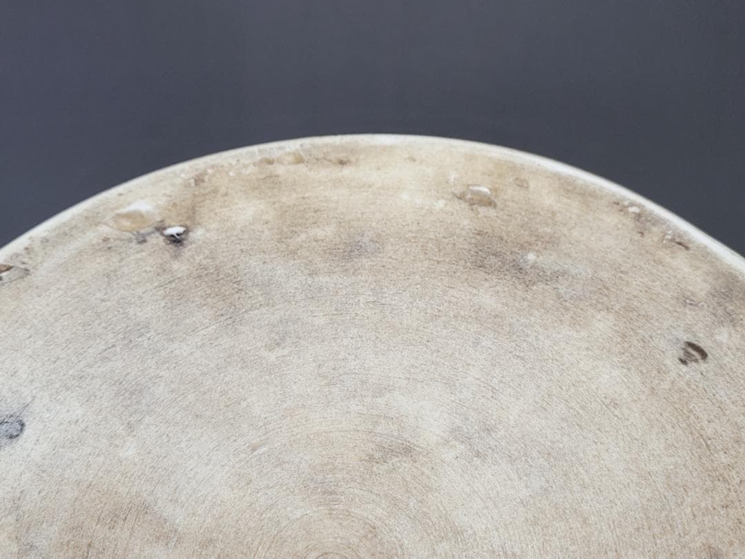 青釉 辰砂 窯変 大型筆筒 宋元時代 幅約16.4cm