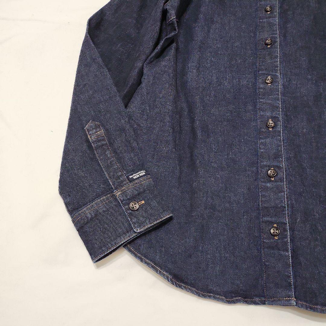 す*ん様 b12 良品 マドモアゼルノンノン デニム 長袖シャツ 40/Ｌ
