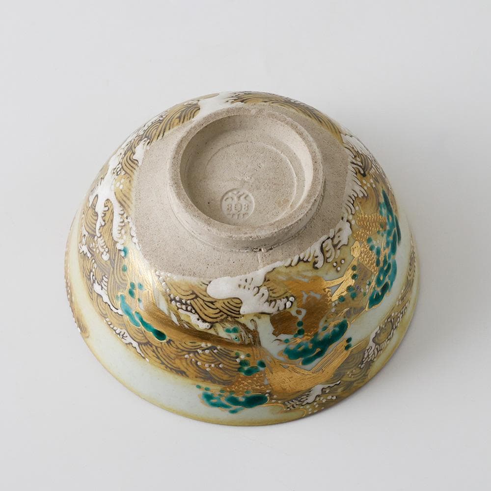 十二代永楽善五郎(永楽和全) 幕末明治期の京焼の大家 色絵金彩 松祷文 菓子鉢