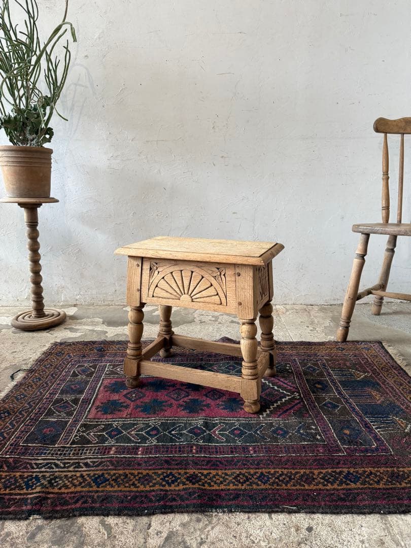 年末・年始SALE 収納サイドテーブル ベッドサイドテーブル　スツール　剥離