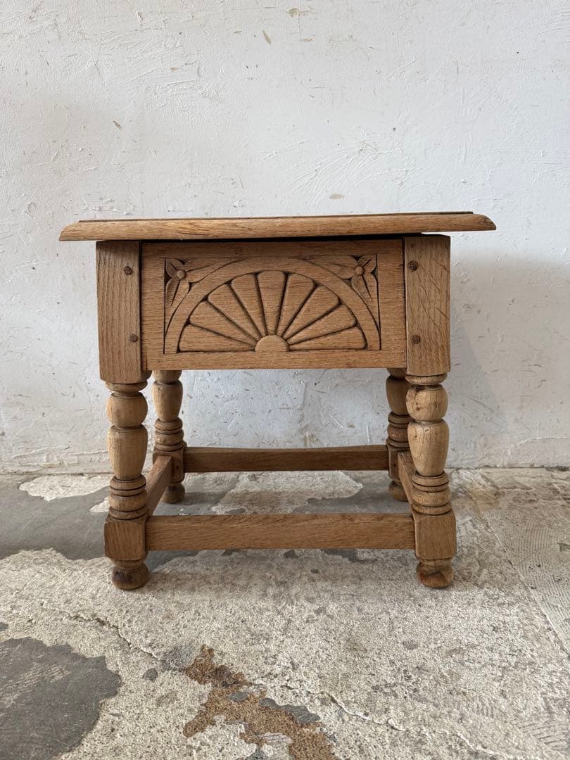 年末・年始SALE 収納サイドテーブル ベッドサイドテーブル　スツール　剥離