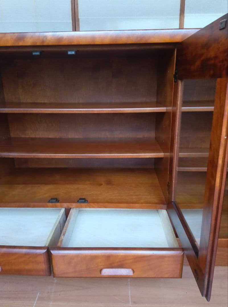 大雪木工 リビングキャビネット ローボード 北欧風家具