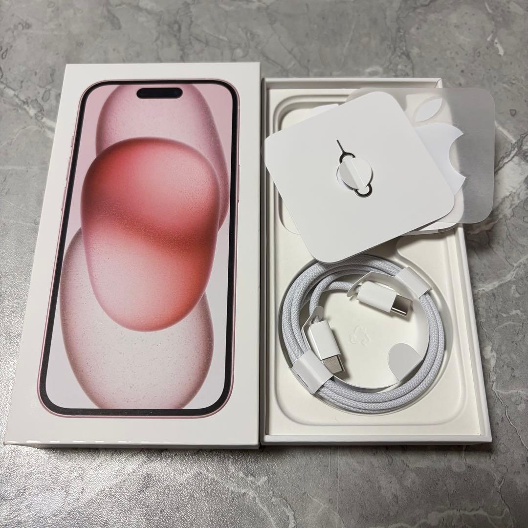 『美品』iPhone15 256GB ピンク