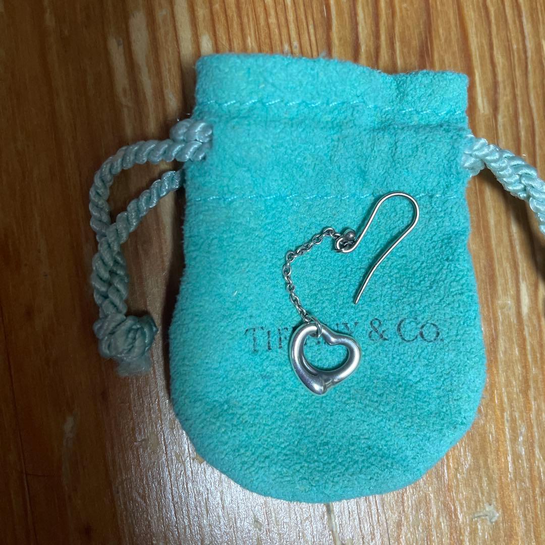 正規品　片耳　ティファニー★ピアス　シルバー　オープンハート