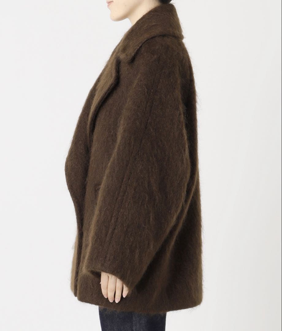 JOURNALSTANDARD L'ESSAGEモヘヤMIXシャギーダブルコート