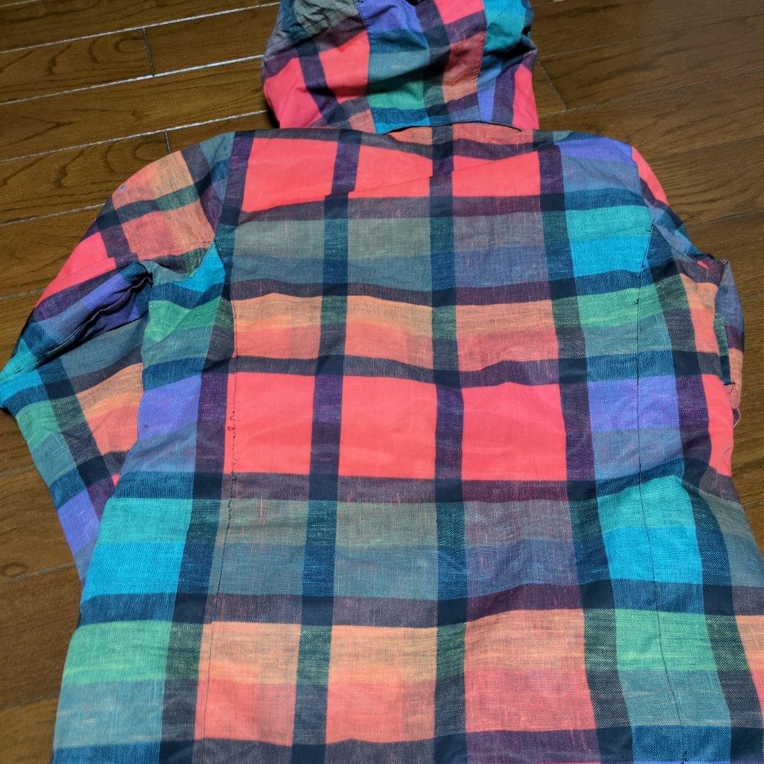 【美品】ROXY　スノボウェア　上下セット　L　マルチカラー　カラフル