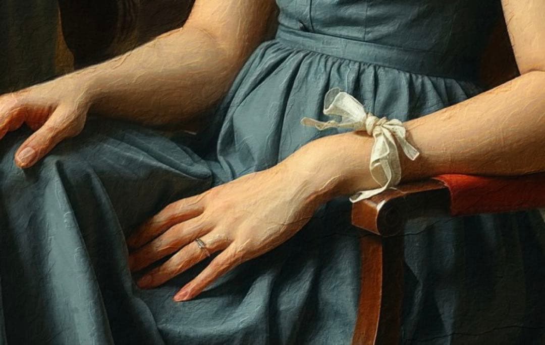 【油絵風の絵画作品】美しい女性をモデルにした現代アート作品