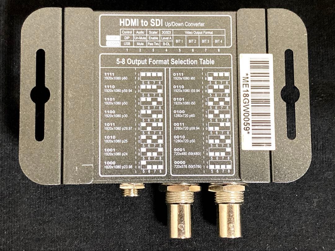 【段々値下】ＨＤＭＩ to ＳＤＩ信号変換器 １入力→２出力 新同、取説
