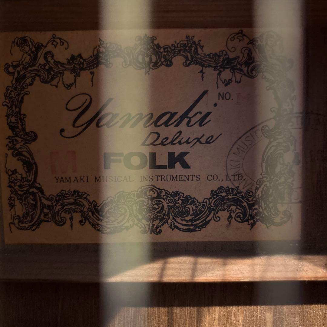 Yamaki Deluxe フォークギター　No.112