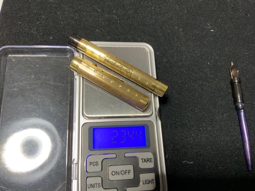 14金無垢万年筆　Vintage Mabie Todd (ニブはPilot製)