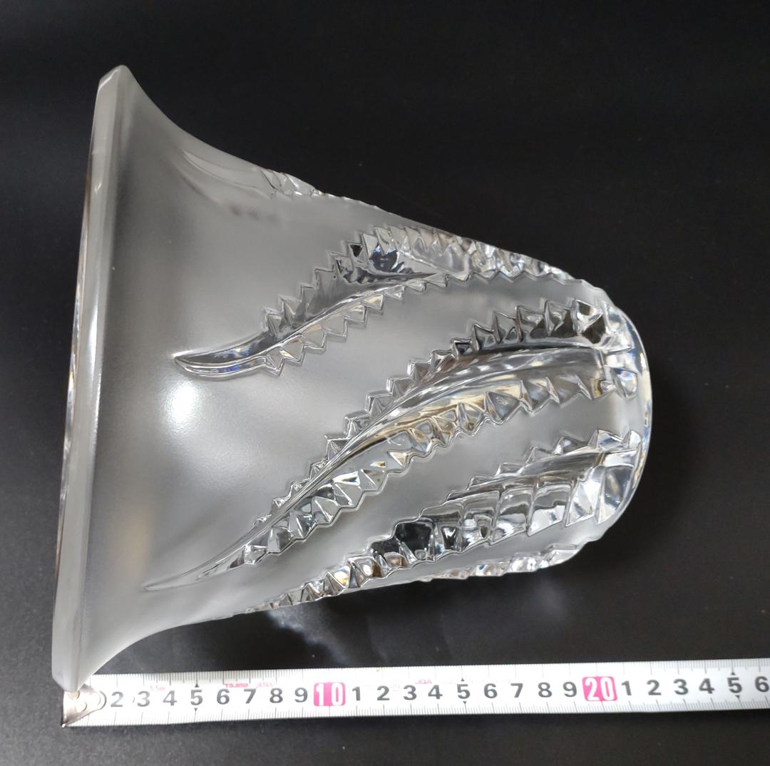 ルネラリック　LALIQUE ロベリア　Lobelia 植物シダ　VASE