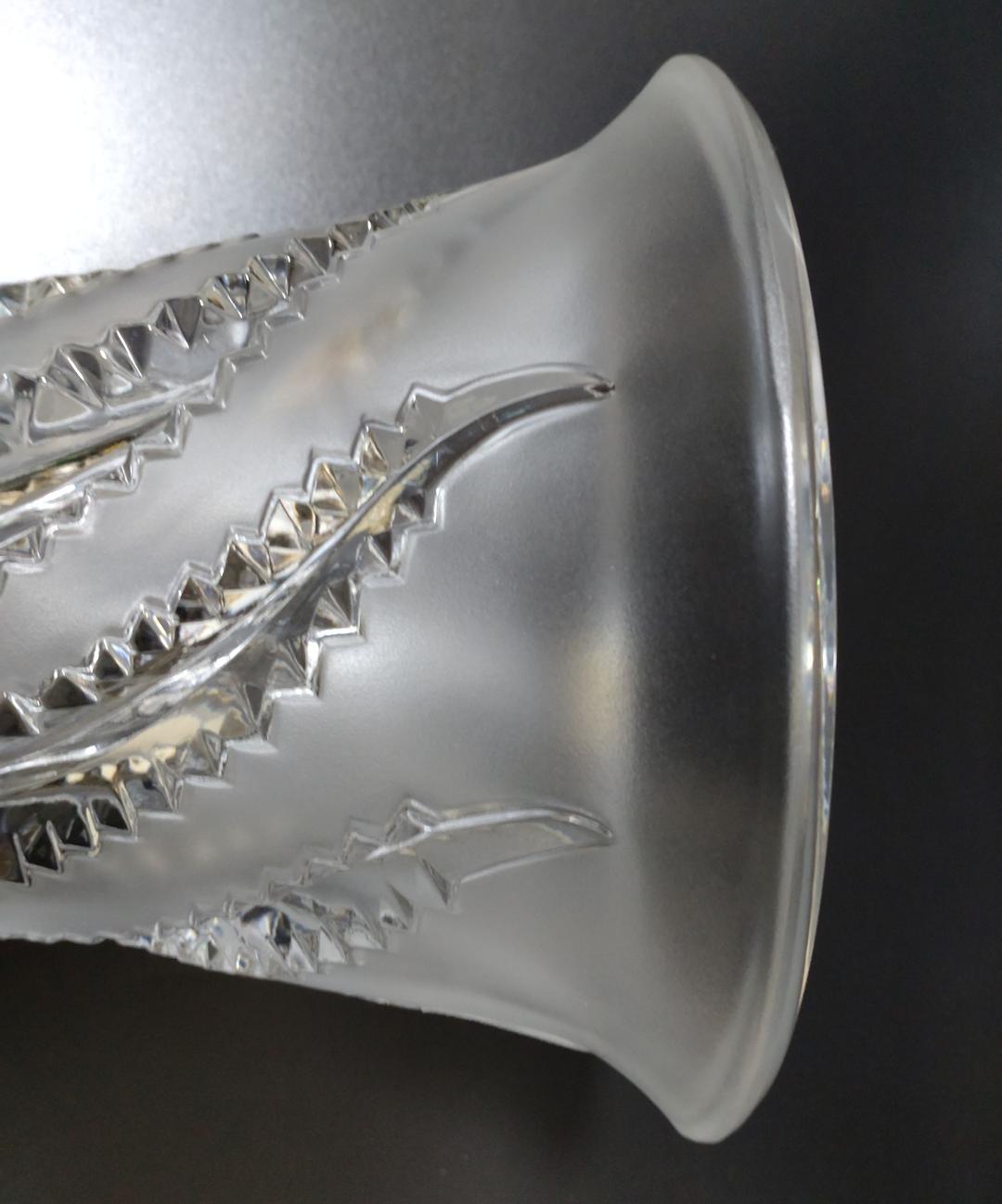 ルネラリック　LALIQUE ロベリア　Lobelia 植物シダ　VASE