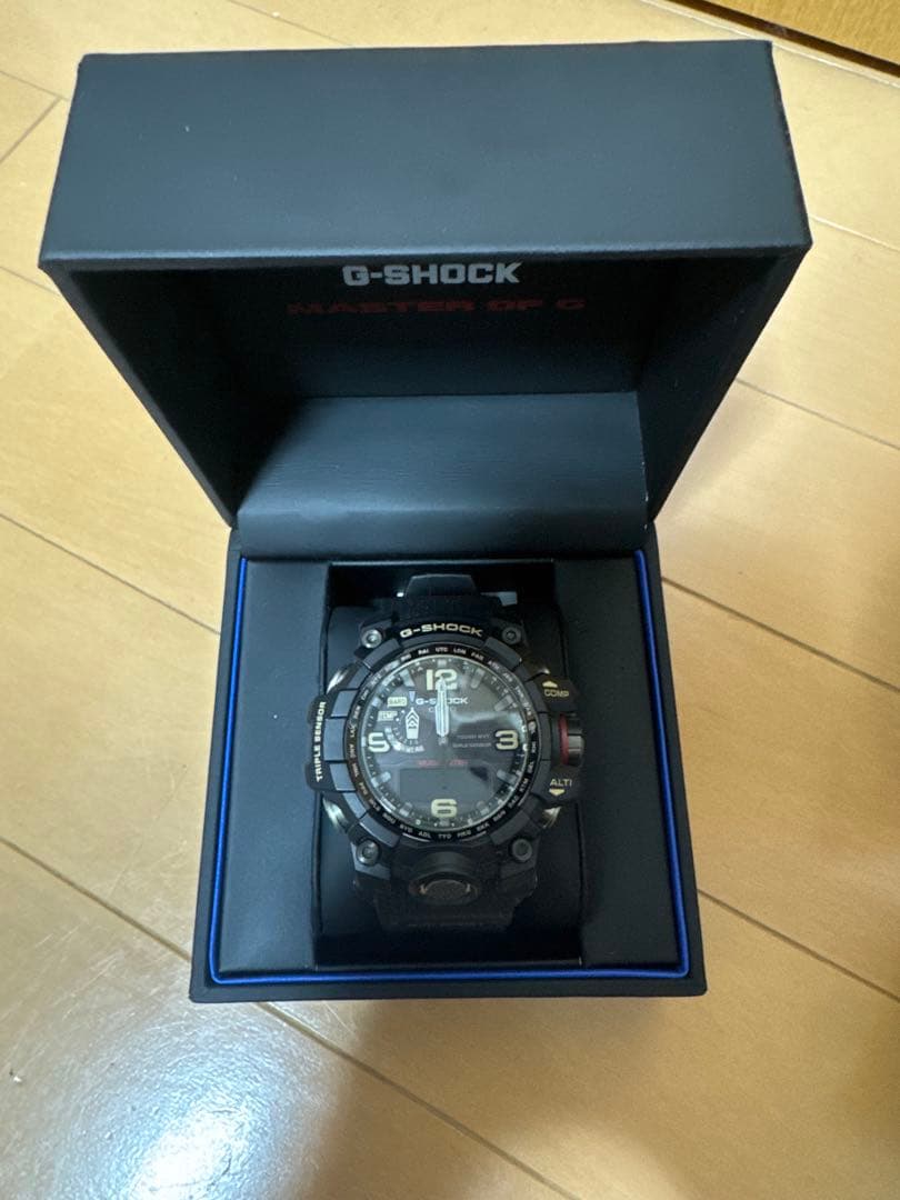 G-SHOCK MASTER OF G ブラック デジタル腕時計