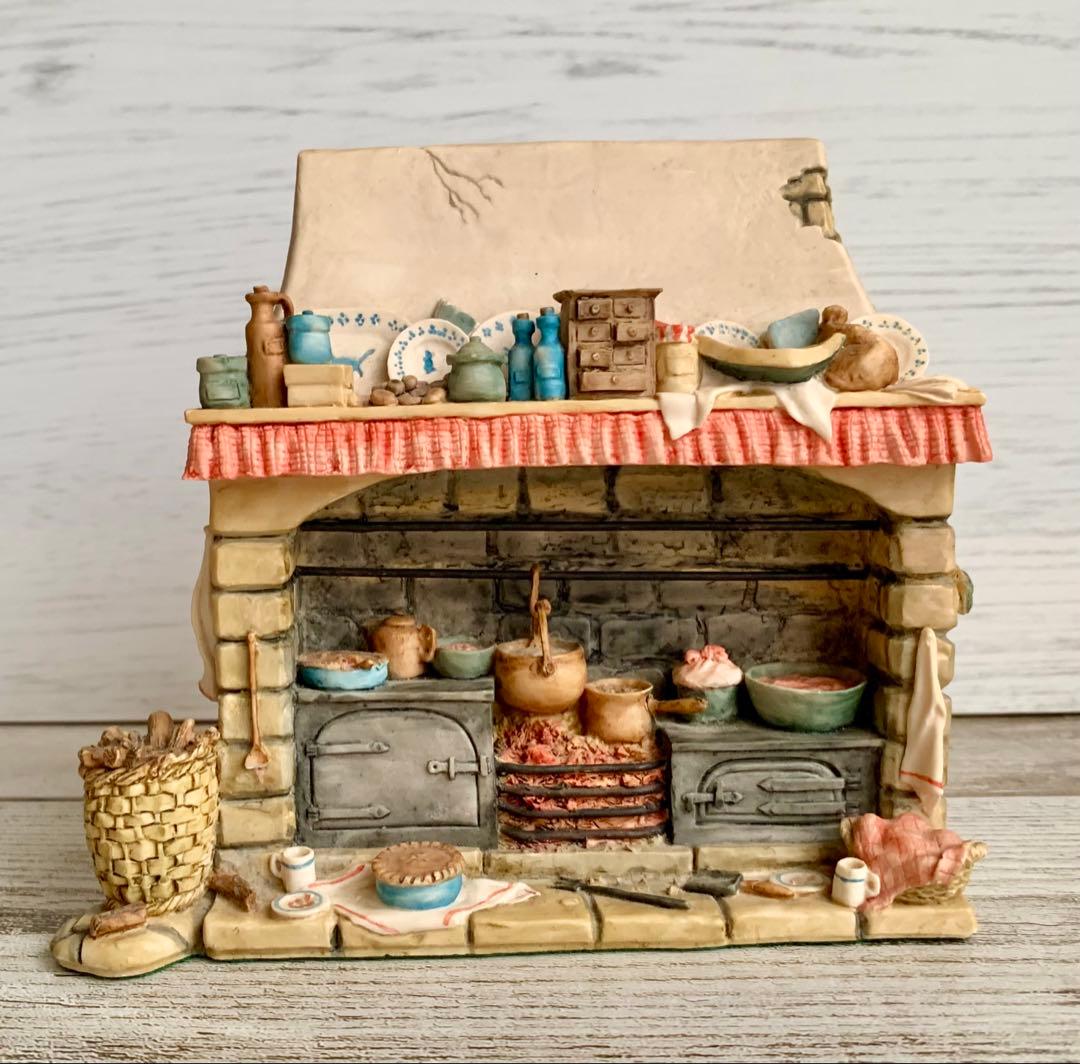 ブランブリーヘッジ 暖炉 フィギュア 置物 ボーダーファインアーツ