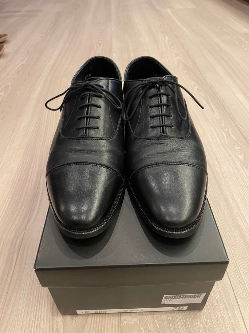 極美品　REGAL 11KR ビジネスシューズ 25.0㎝　3E 本革ブラック