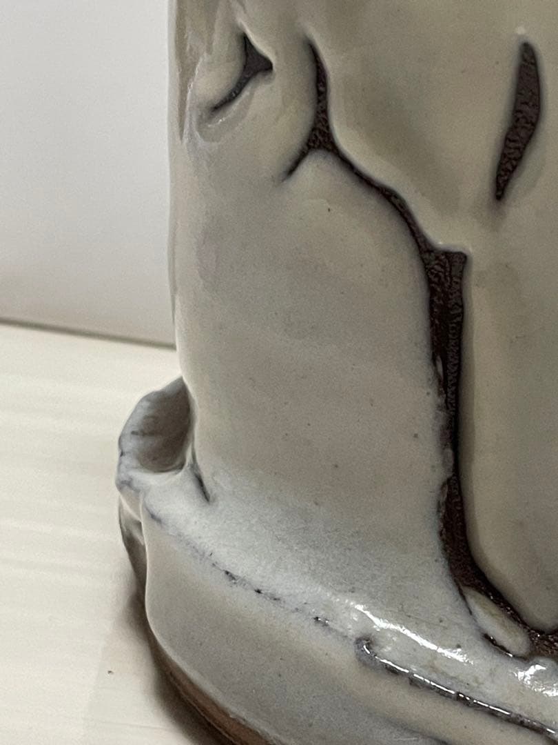 萩焼　白焼　鬼焼　椿窯　天鵬山　廣瀬淡雅　花瓶　　花器