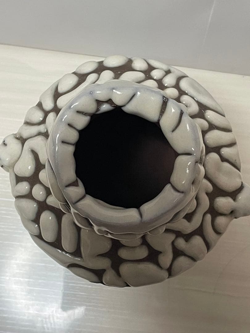 萩焼　白焼　鬼焼　椿窯　天鵬山　廣瀬淡雅　花瓶　　花器