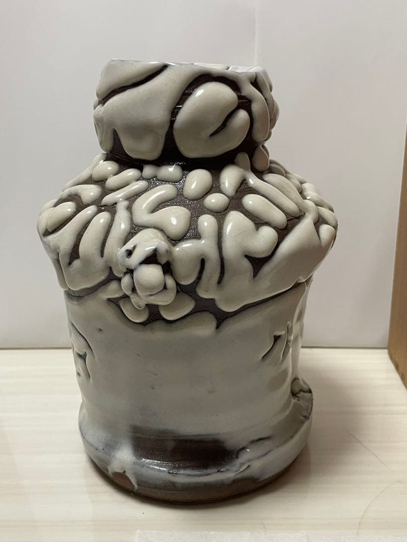 萩焼　白焼　鬼焼　椿窯　天鵬山　廣瀬淡雅　花瓶　　花器