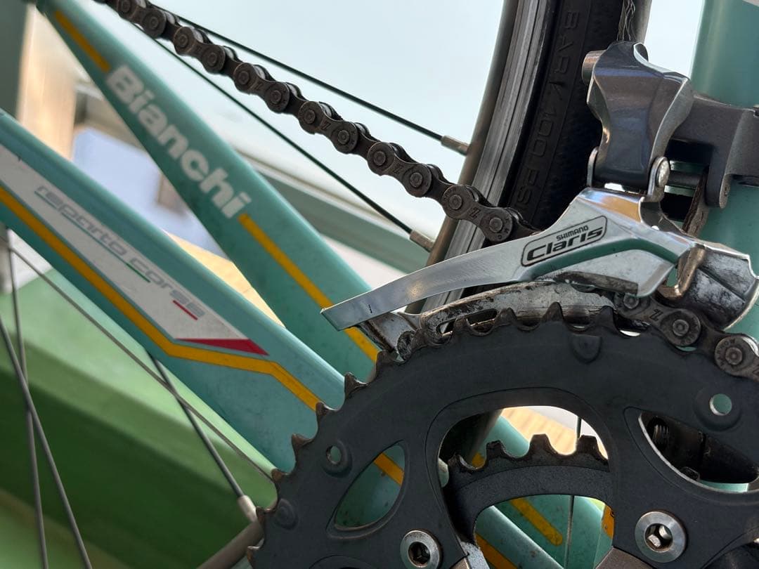 ビアンキ　ロードバイク　稼働中