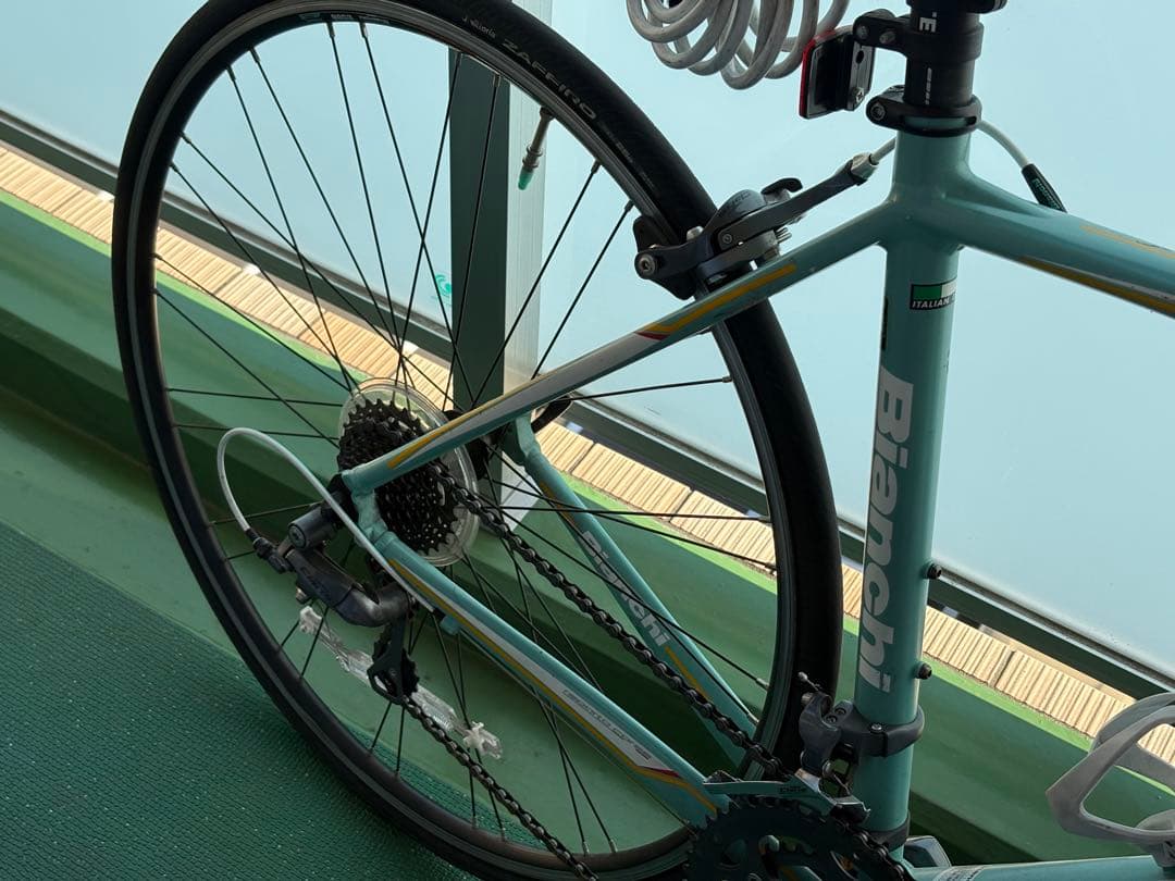 ビアンキ　ロードバイク　稼働中