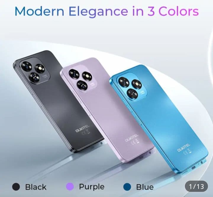 タライ　OUKITEL C51 5150mAh 128GB 16GB 3台