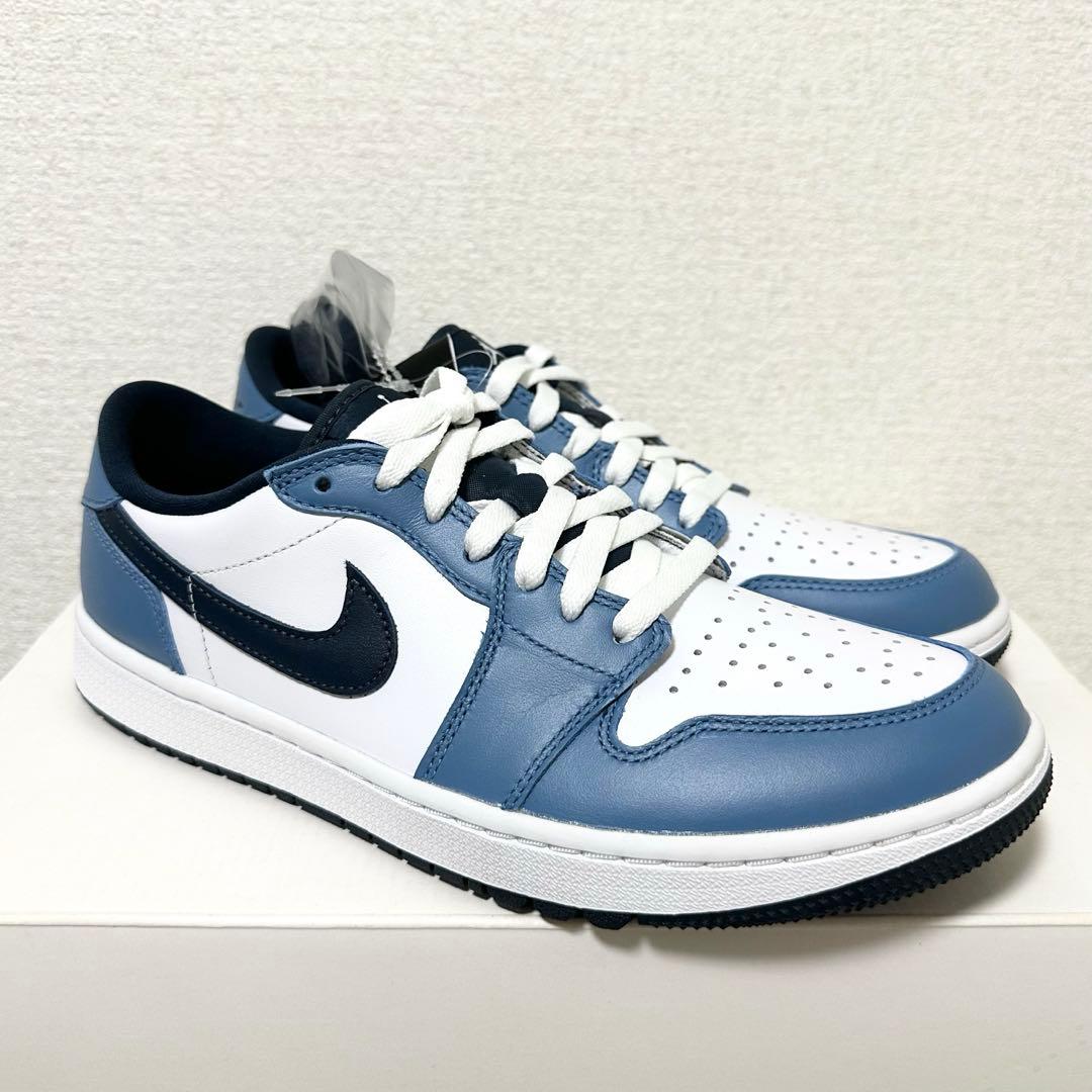 ナイキ ゴルフ ジョーダン 28.5 スニーカー シューズ 靴 青 天然皮革
