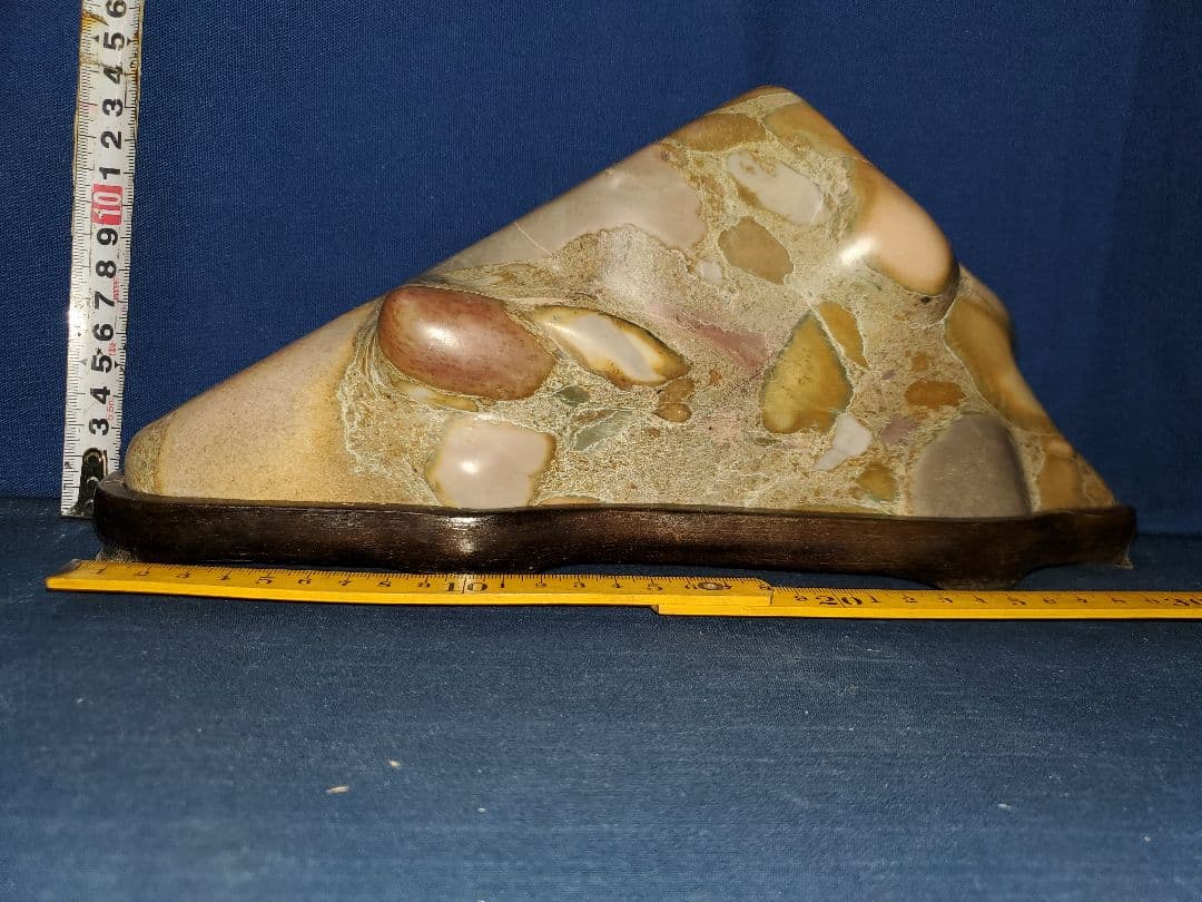 鑑賞石　水石　神山五色