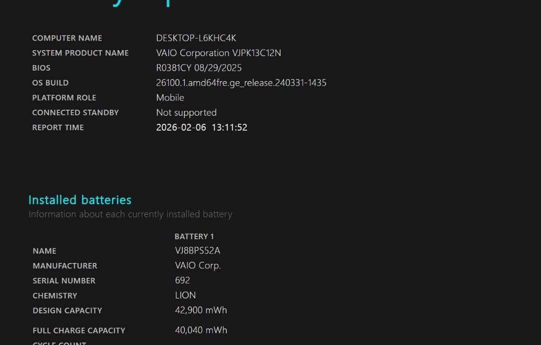 ★バッテリー95％★VAIO VJPK13C12N 16GB 256GB 927