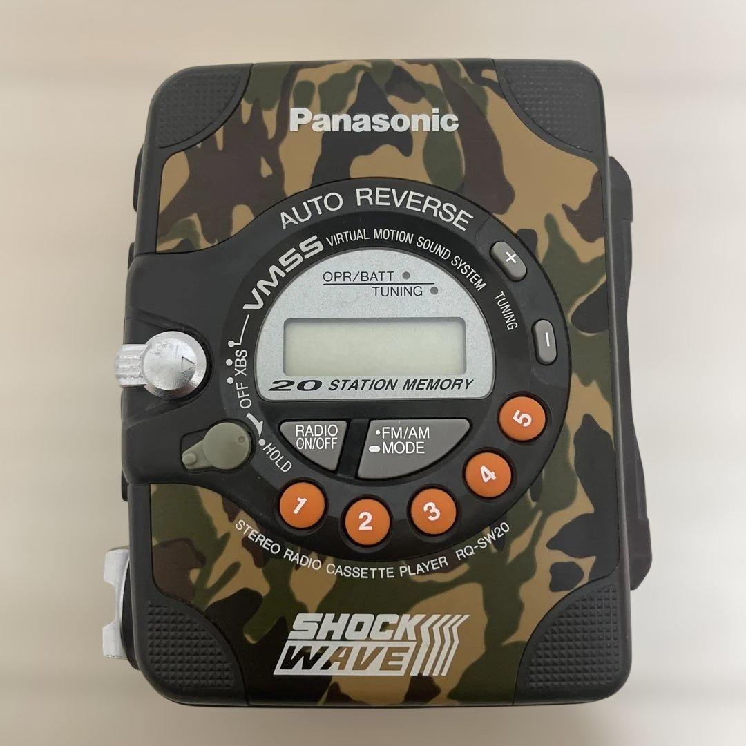Panasonic Shock Wave RQ-SW20 カモフラ　迷彩カセット