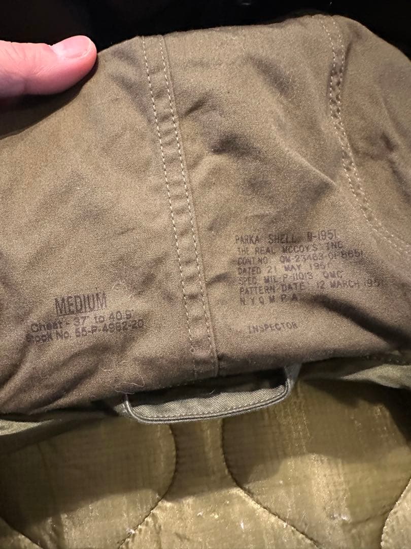 びぜんREAL McCOY'Sリアルマッコイズ　51パーカーモッズパーカー