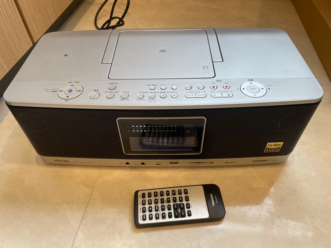 TOSHIBA Aurex TY-AH1000 ハイレゾ対応 CD ラジオ