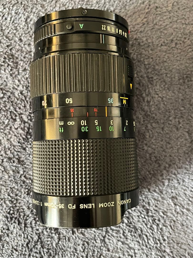 キャノン A-1 極美品 モータードライブ付+レンズ３本