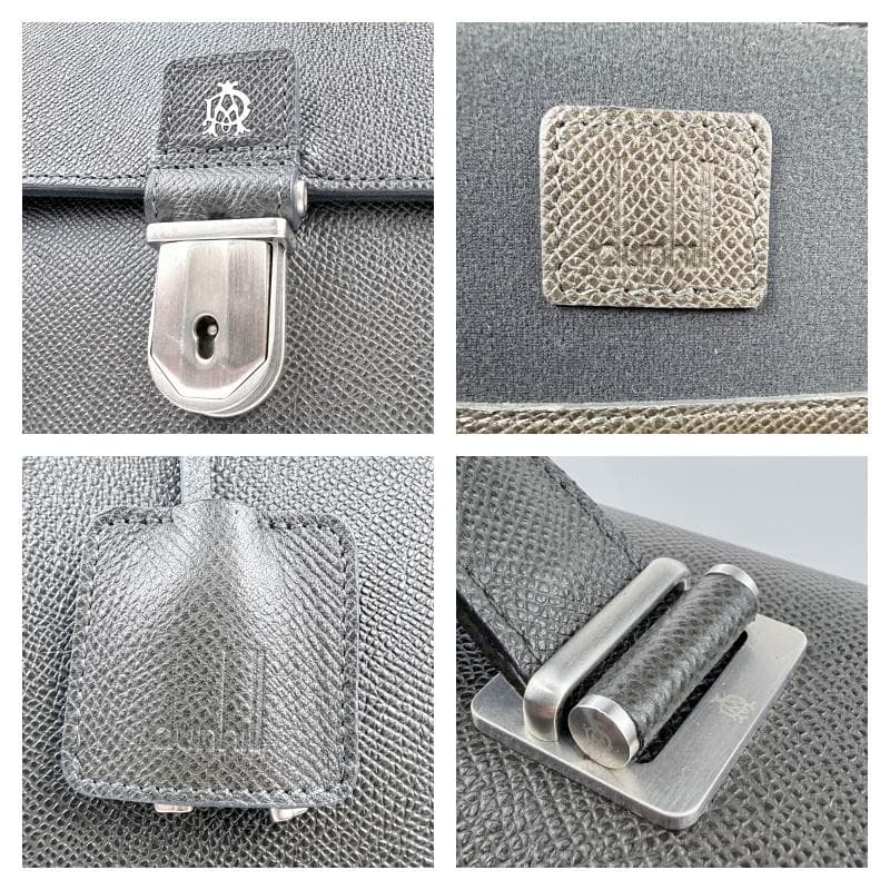 美品 ダンヒル ビジネスバッグ ブリーフケース 定価17万円 ブラック