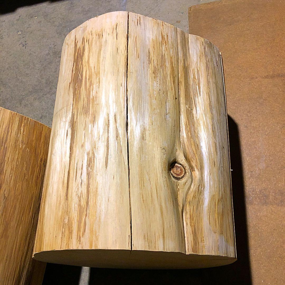 最上級　巨大ヒノキ  丸太椅子！　AAA