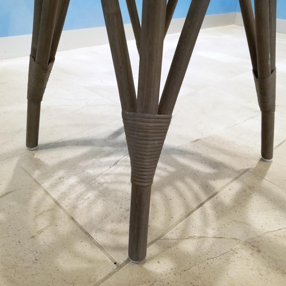 ◆SIKA DESIGN ラタン ガラス テーブル 北欧