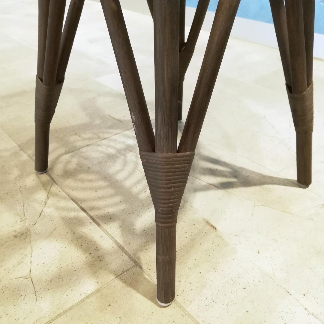 ◆SIKA DESIGN ラタン ガラス テーブル 北欧