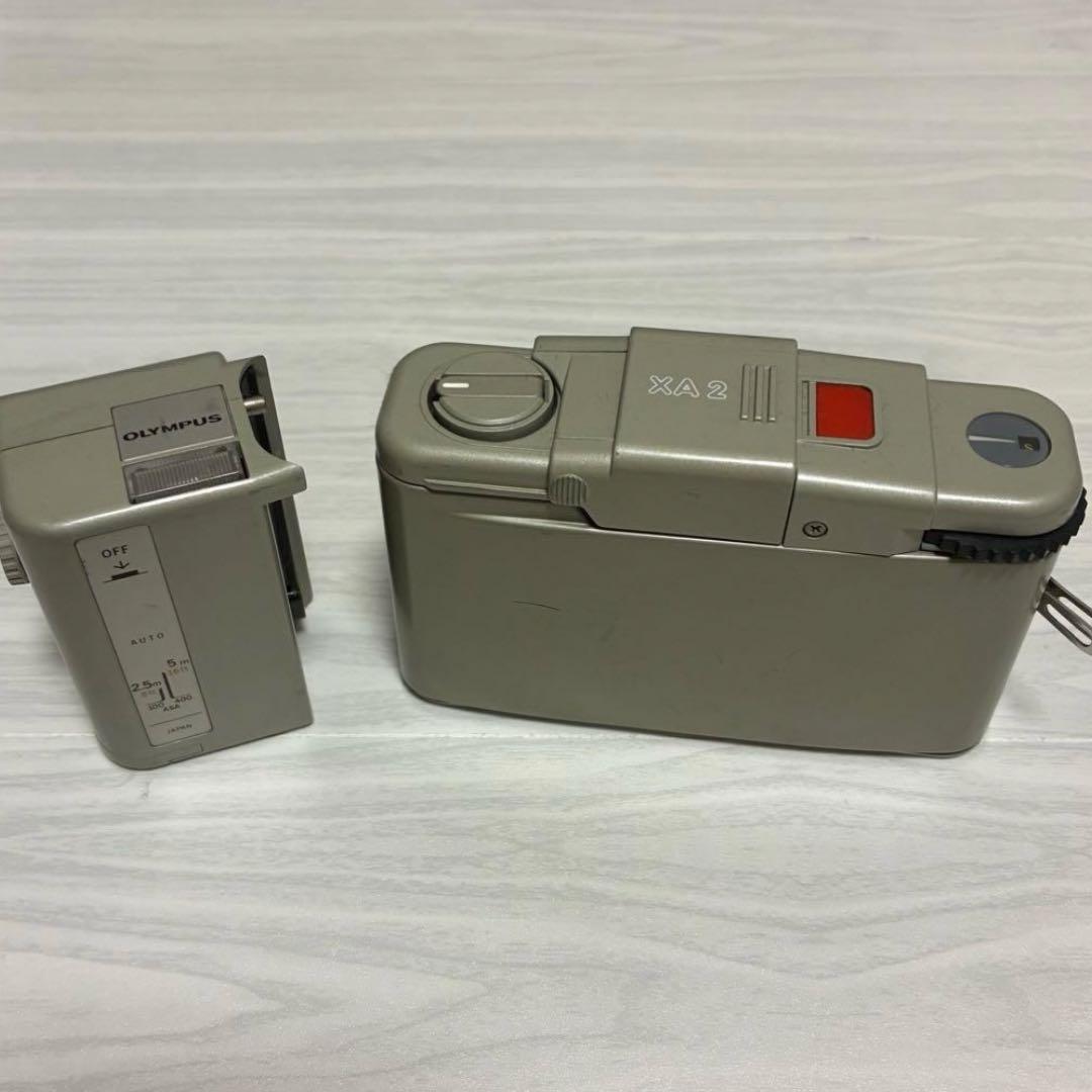 Lucy OLYMPUS XA2 グレー 希少カラー +Flash A11