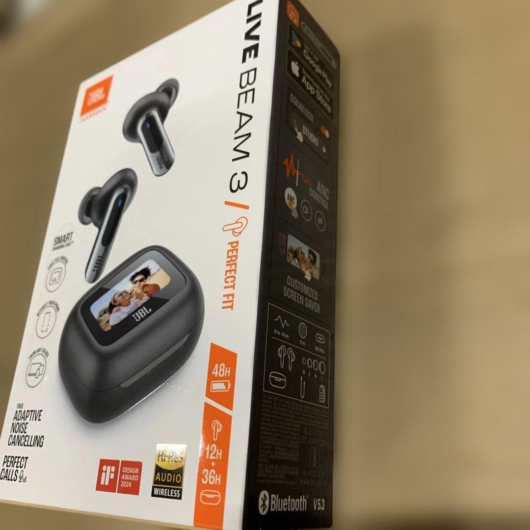 新品未開封JBL Live Beam 3 Black True Wireless