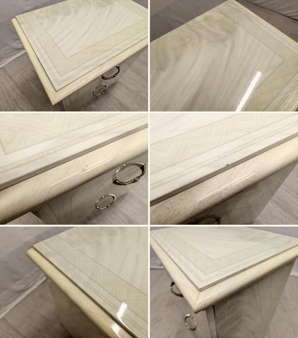 美品　リビングチェスト　サイドチェスト　ナイトテーブル　チェスト　タンス　引出し