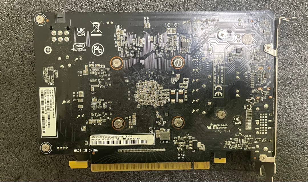 PALIT GAMINGPRO OC GTX 1650 4GB 中古