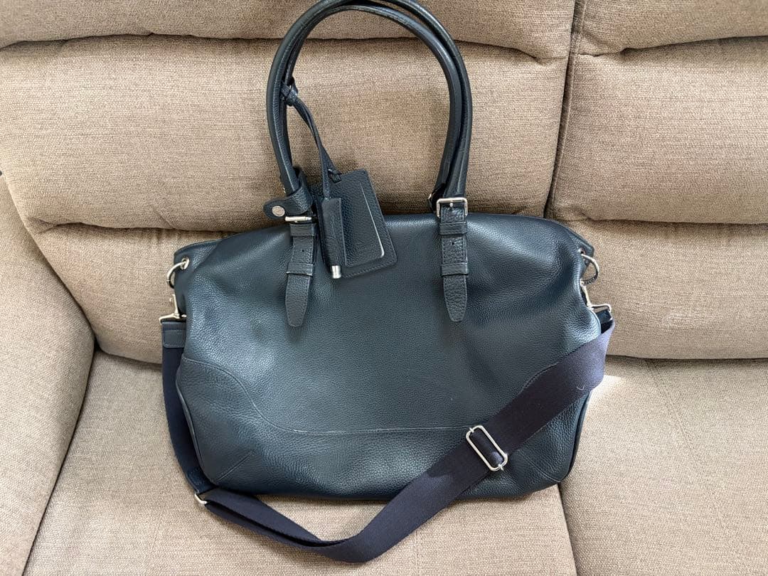 ペッレモルビダ　メイデンボヤージュ　ビジネスバッグ　2way　A4　ネイビー