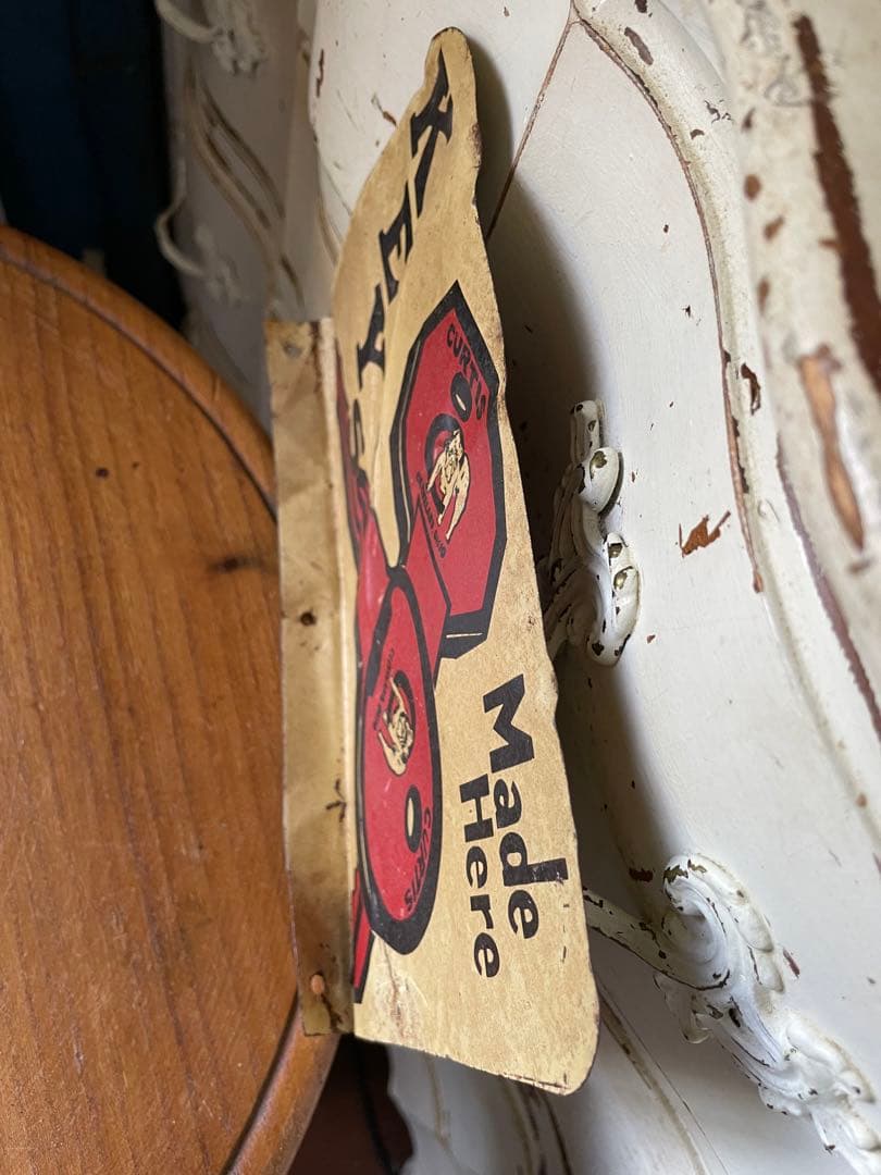 YOですメタル　サイン　プレート　看板　KEY 鍵シャビー　レア　アメリカ