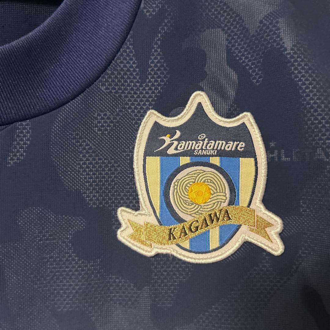 カマタマーレ讃岐　ピステウェア　Lサイズ　 ATHLETA ネイビー