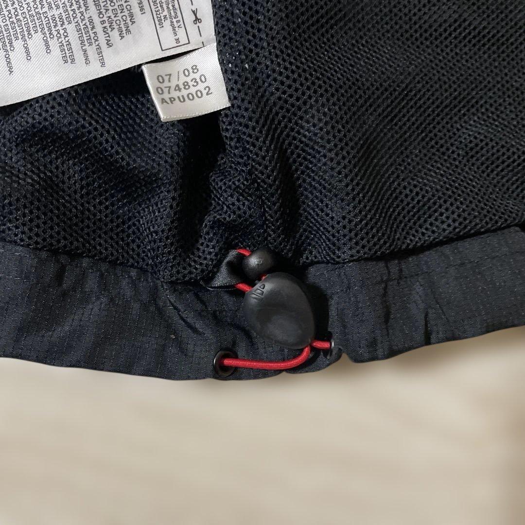 adidas ACミラン ジャージ　ジャケット 黒/赤　bwin サイズL