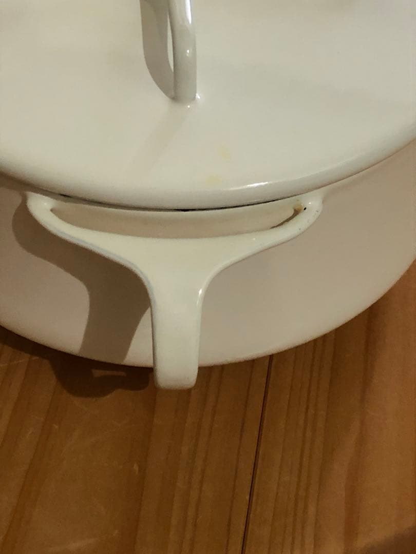 両手鍋　DANSK ダンスク　18cm 白　ホワイト