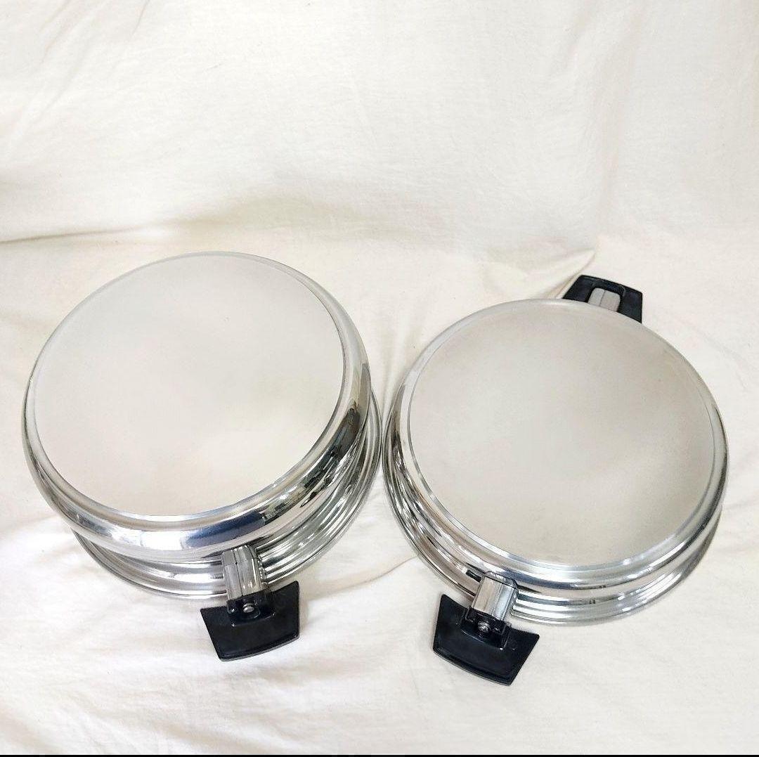 専用IH対応品 ロイヤルクイーン 新品 Lセット (6QTと大フライパン付属品@