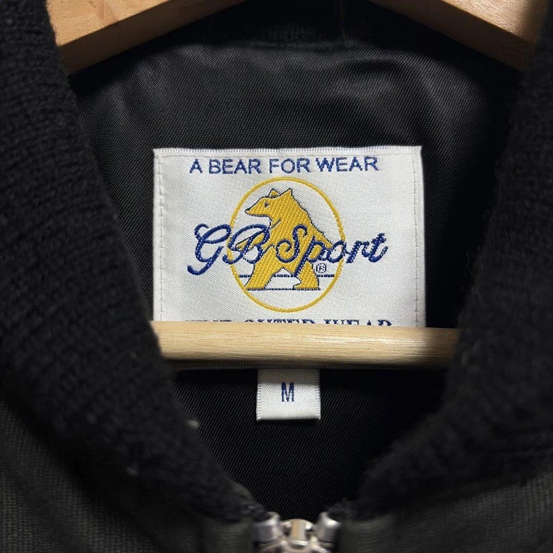 GB SPORT ショールカラー ミリタリーコード バーシティ M 黒 米国製