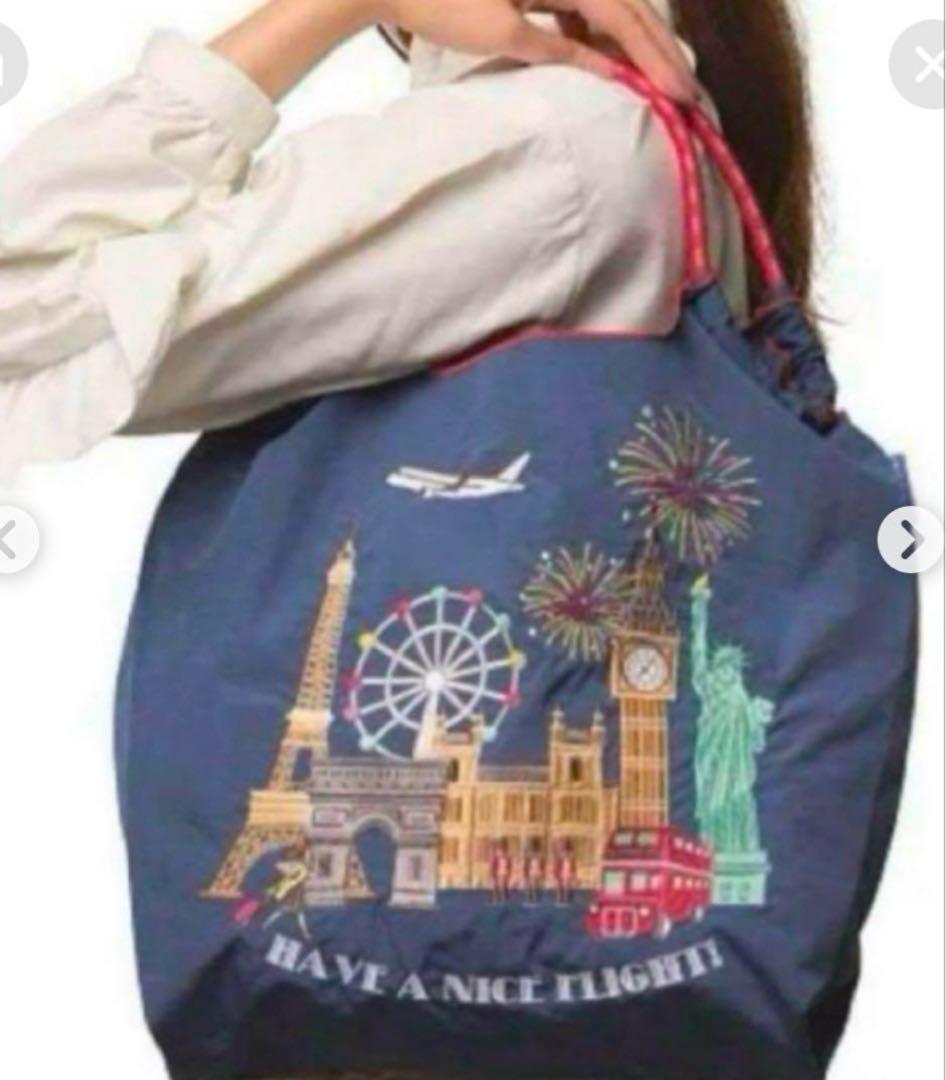 ◇未開封写真追加◇JAL ボールアンドチェーン　エコバッグ［JALでは完売品］