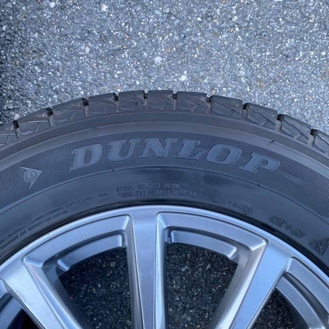 中古バリ溝ダンロップスタッドレスセット215/65R16 30系ヴェルファイア等