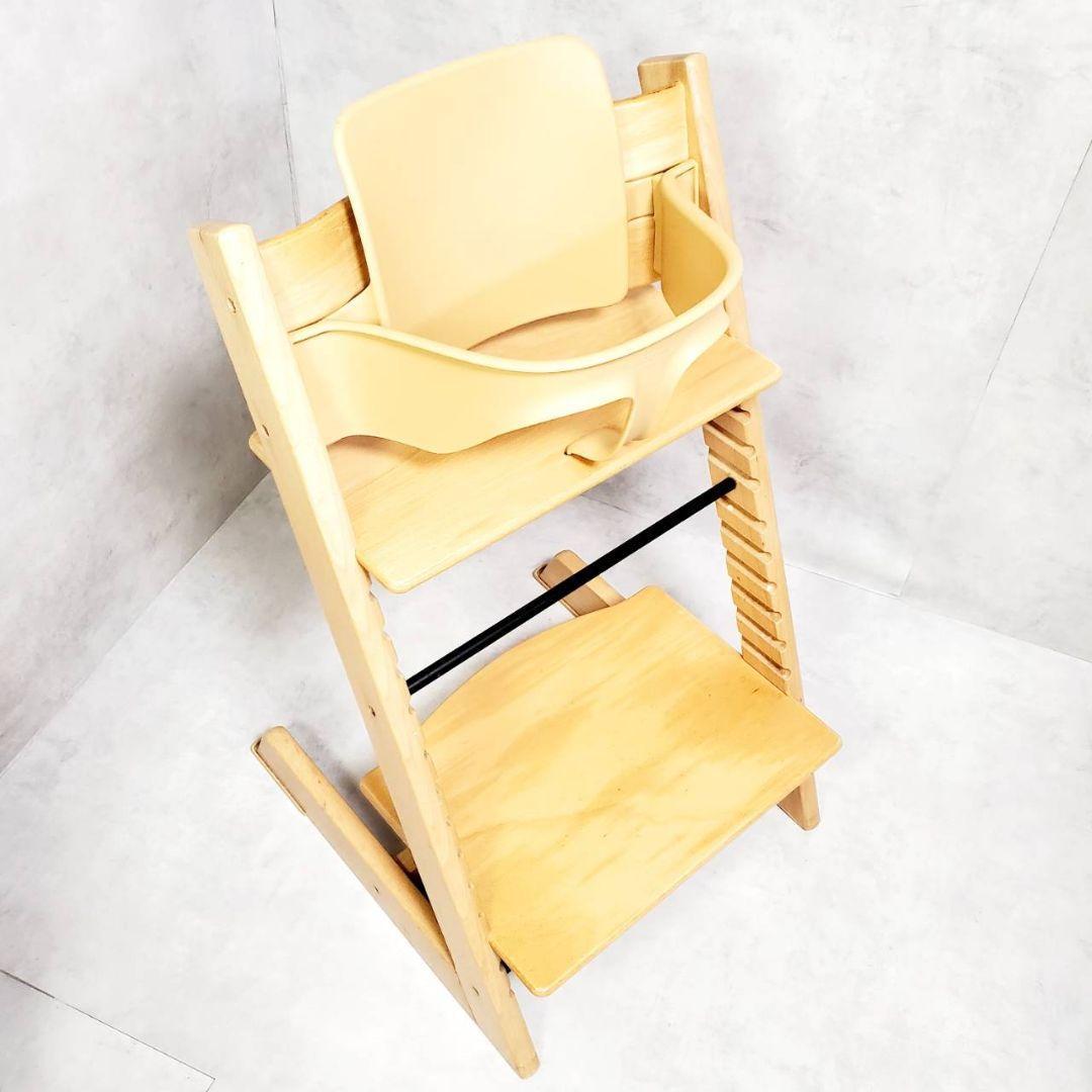 【組立品発送】ストッケ トリップトラップ ナチュラル シリアル4 ベビーセット付